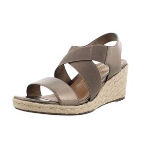 Vionic Tulum Ainsleigh back strap espradille wedges 9.5